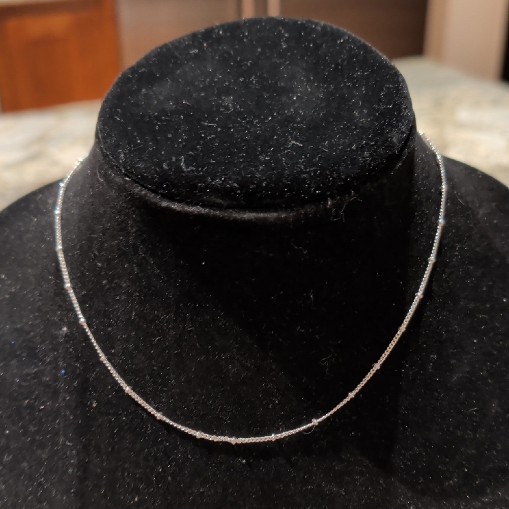Dazzling Silver Necklace